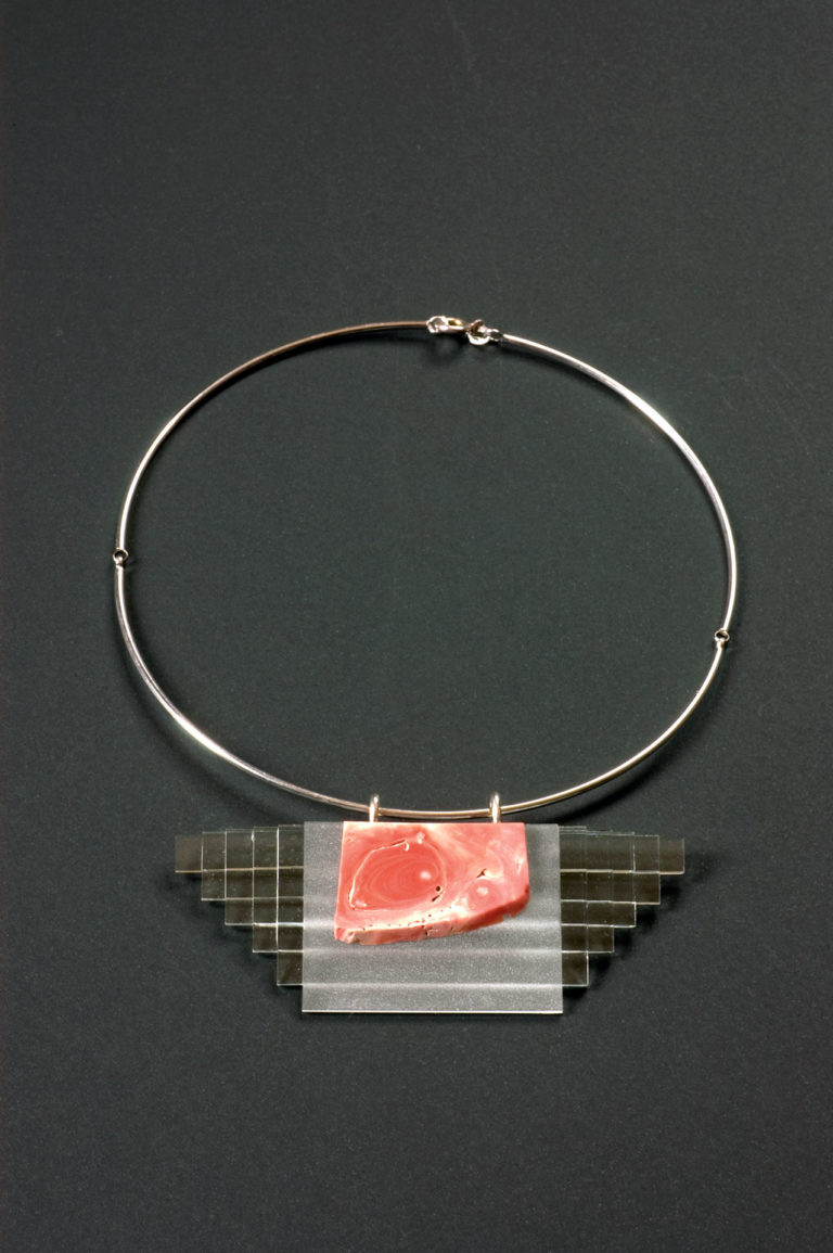 Necklace–homage to sicily I (coral)